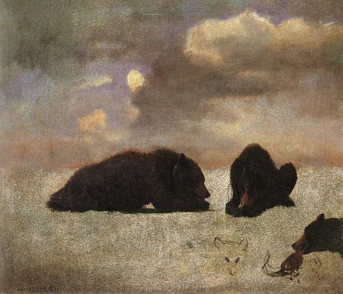 Bierstadt, Albert Grizzly Bears